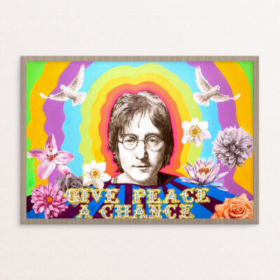 Plakat, hippie, JL A3 Plakat, hippie, JL