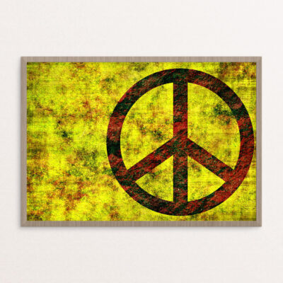 Plakat, hippie, fred A3 Plakat, hippie, fred