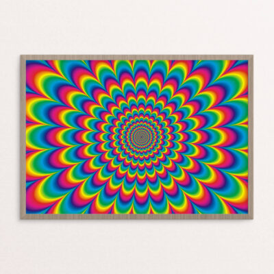 Plakat, hippie, syre A3 Plakat, hippie, syre