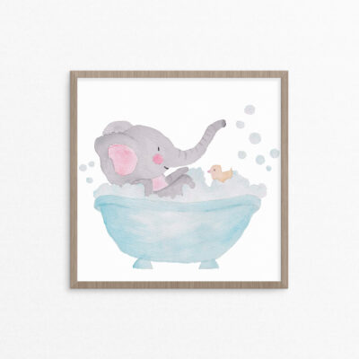 plakat, elefant, børn 30-30 plakat, elefant, børn