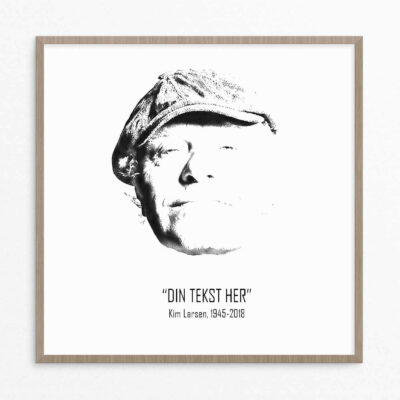 plakat, citat, kim larsen, din tekst plakat, citat, kim larsen, din tekst